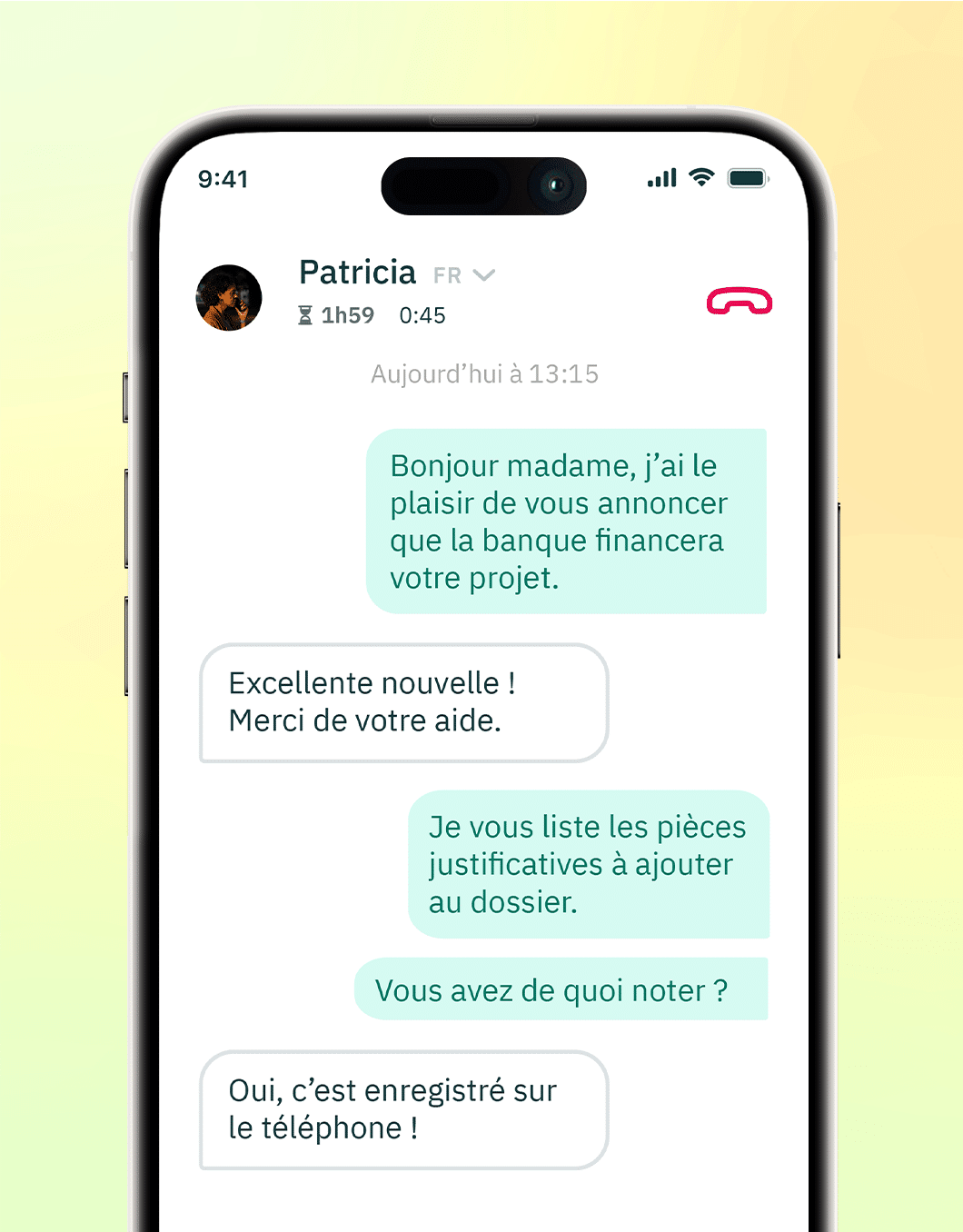 appel banque fr center